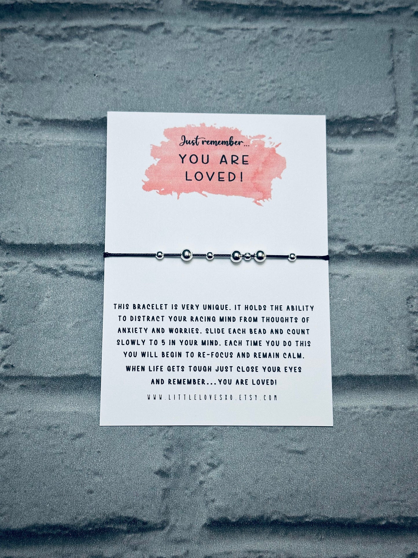 Adjustable Fidget Bracelet | Anxiety Relief, Worry Beads