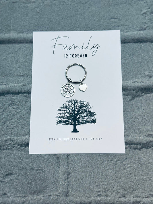 Tree of Life Keyring: Family Keepsake Gift