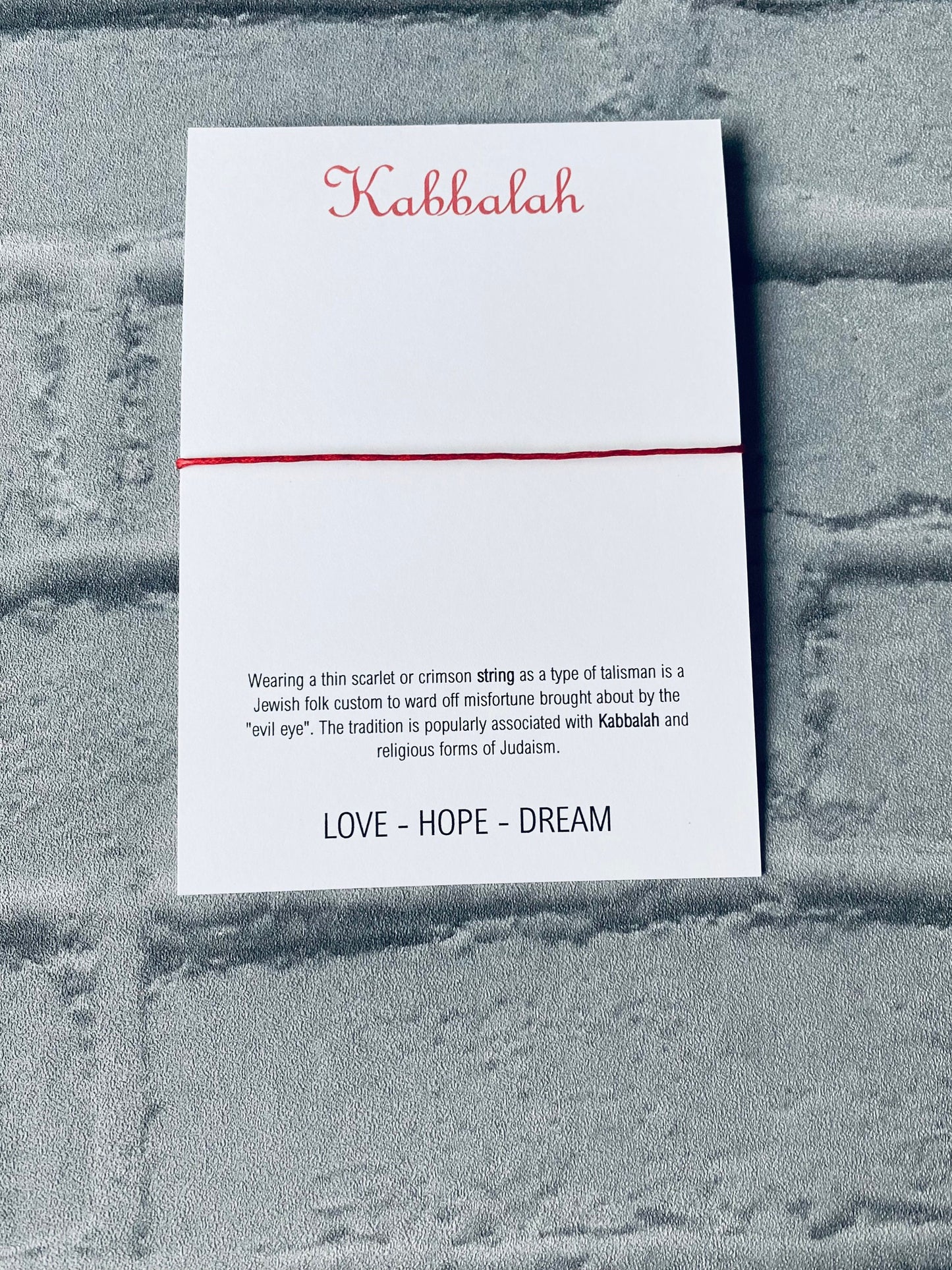 Adjustable Kabbalah Red String Bracelet: Jewish Protection Jewelry