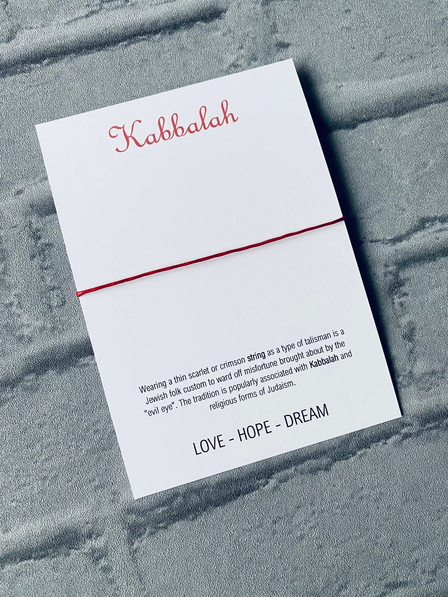 Adjustable Kabbalah Red String Bracelet: Jewish Protection Jewelry