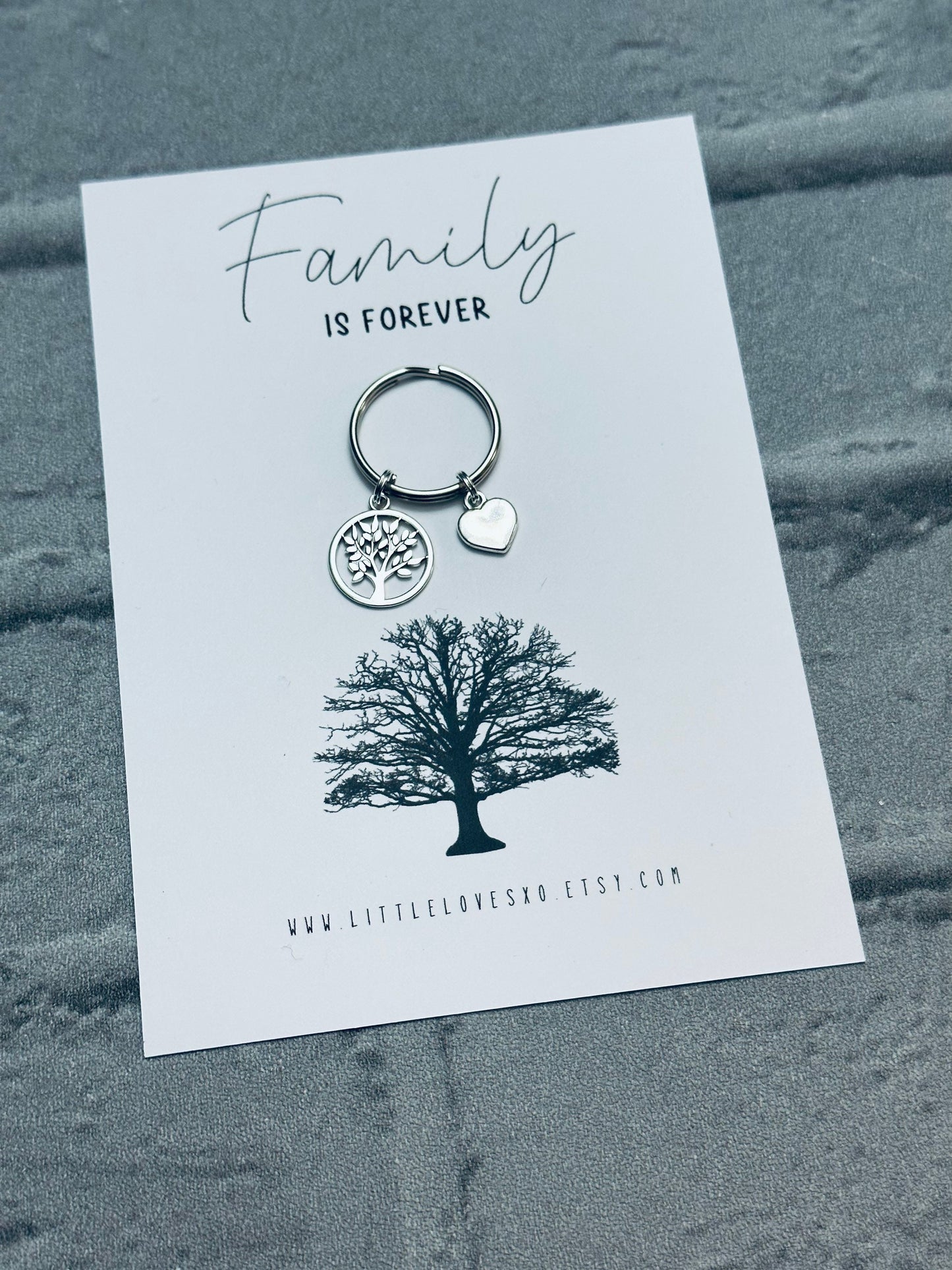 Tree of Life Keyring: Family Keepsake Gift