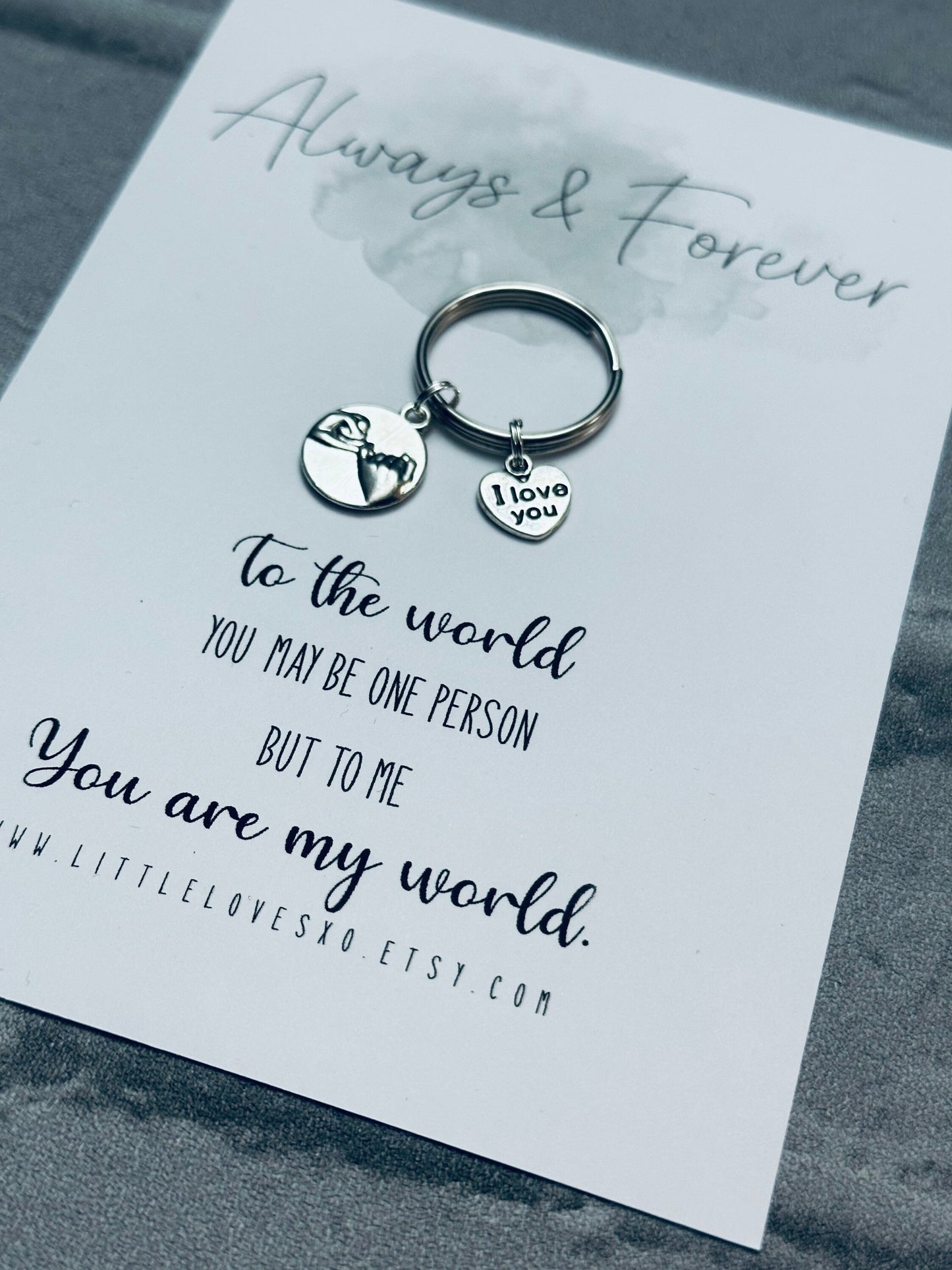 Pinky Promise Keychain: I Love You Gift, Couple Keyring
