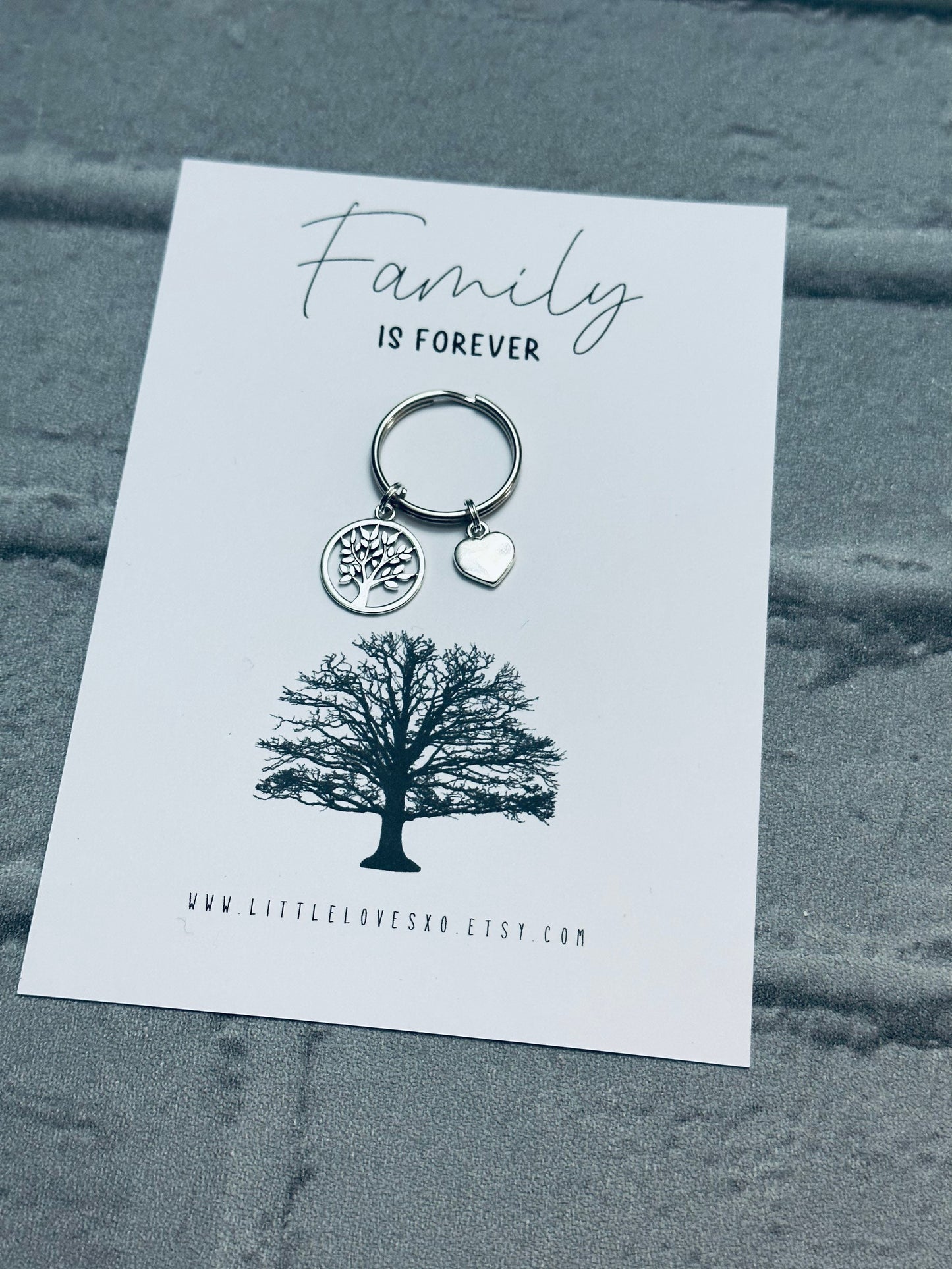 Tree of Life Keyring: Family Keepsake Gift