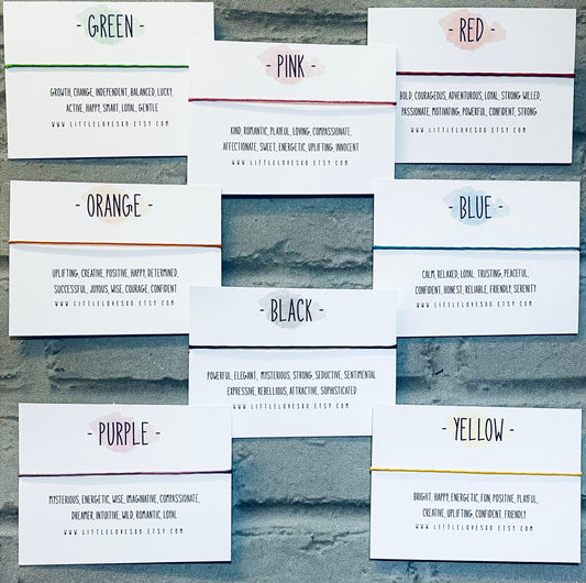 Adjustable Waxed Cord Wish Bracelet: Friendship Anklet