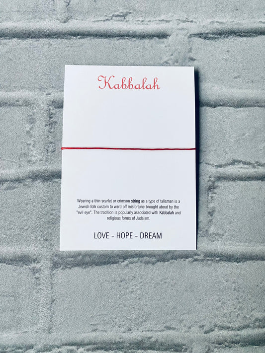 Adjustable Kabbalah Red String Bracelet: Jewish Protection Jewelry