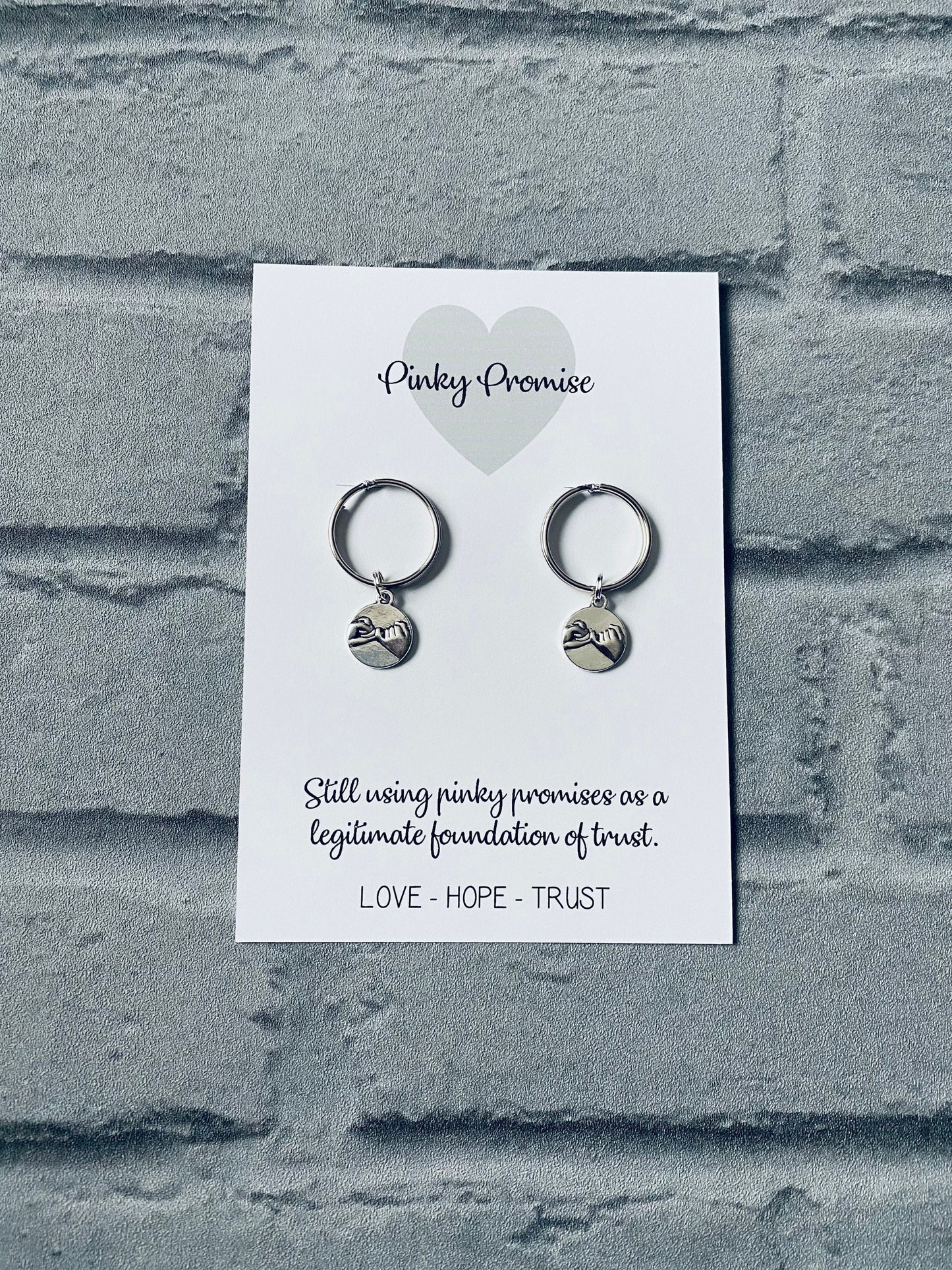 Pinky Promise Keychains: Matching Couple Keyrings, Friendship Gift