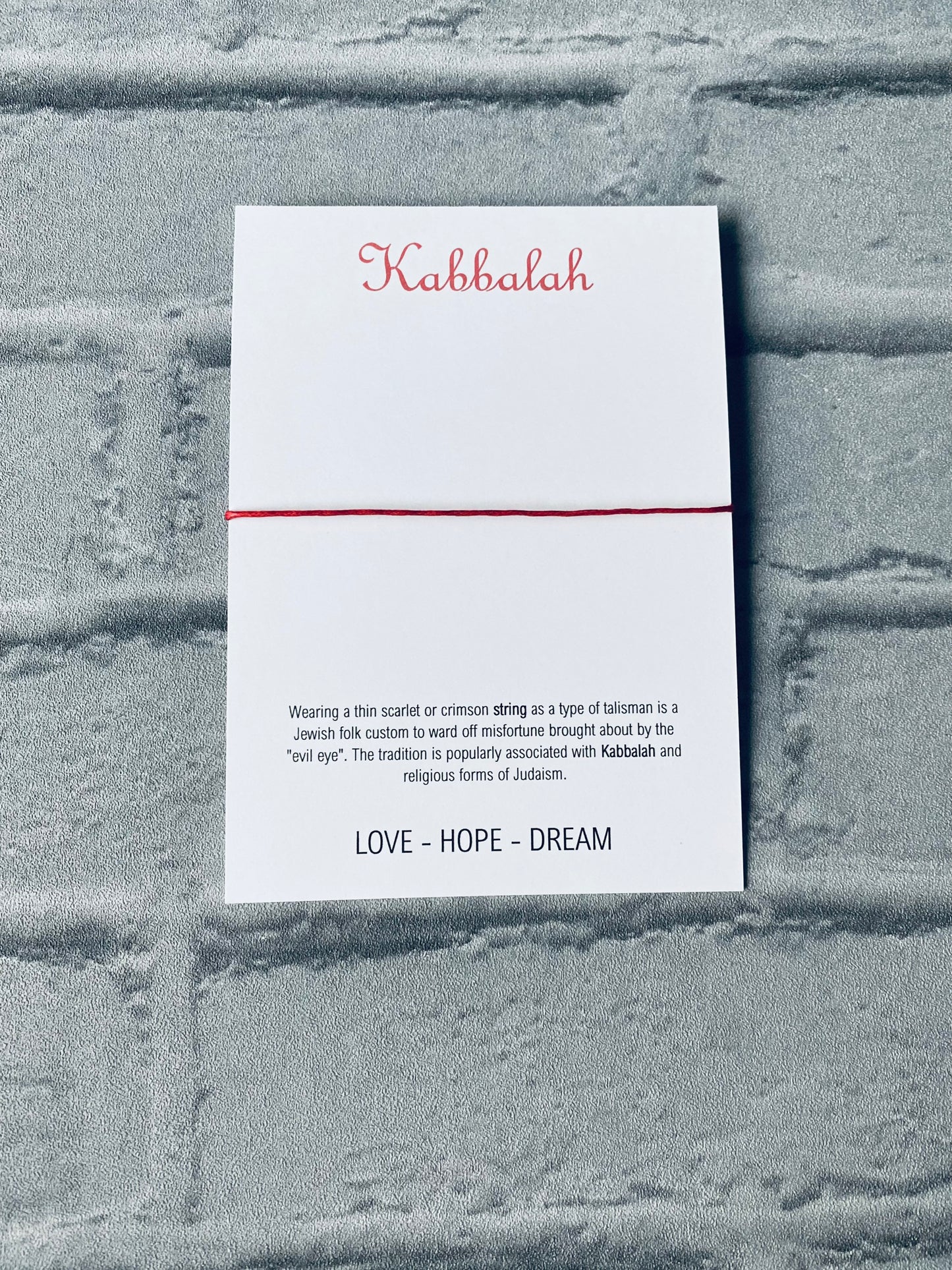 Adjustable Kabbalah Red String Bracelet: Jewish Protection Jewelry