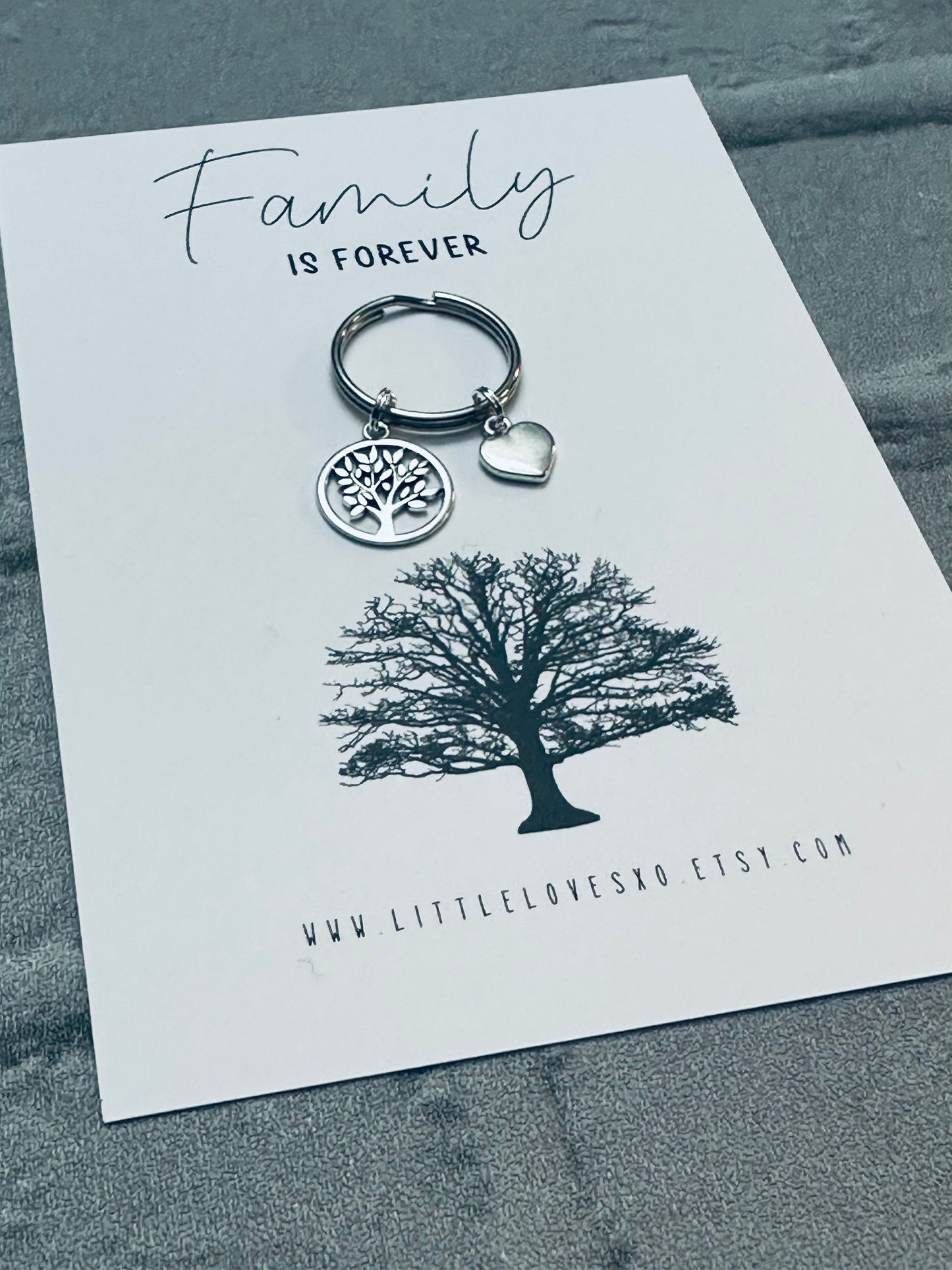 Tree of Life Keyring: Family Keepsake Gift
