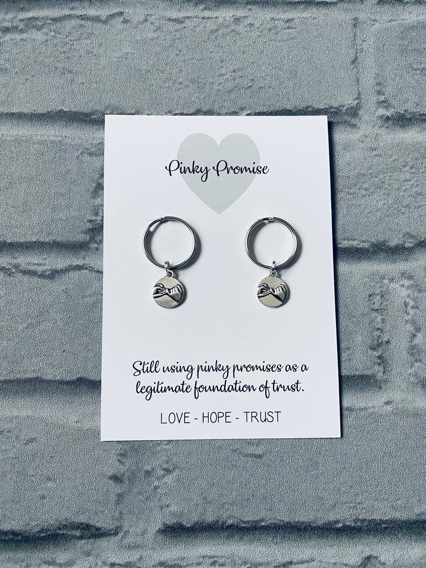 Pinky Promise Keychains: Matching Couple Keyrings, Friendship Gift
