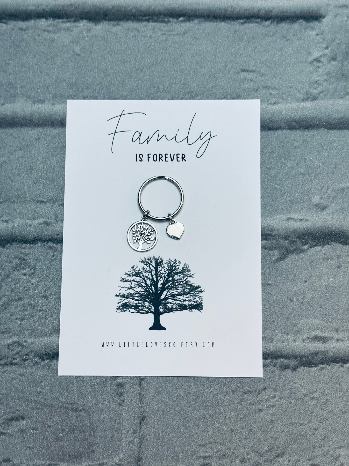 Tree of Life Keyring: Family Keepsake Gift