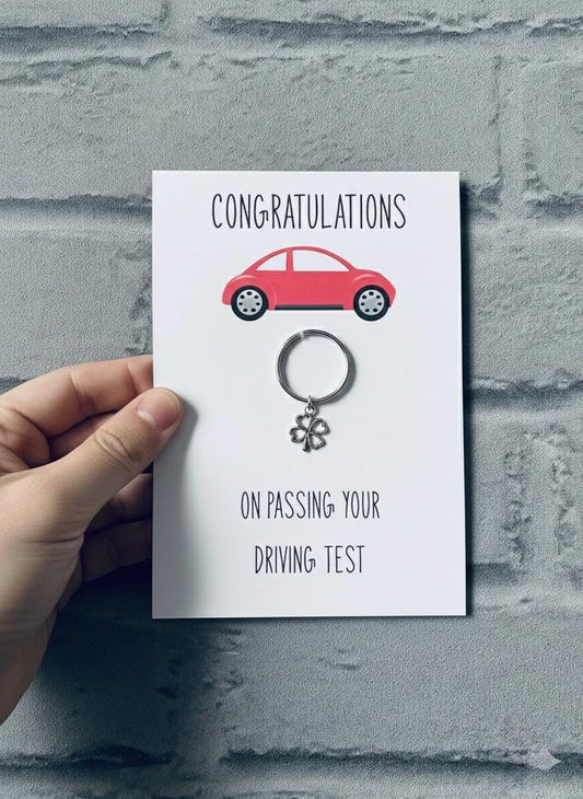 Drive Safe Keychain: New Driver Gift, Congratulations Keepsake