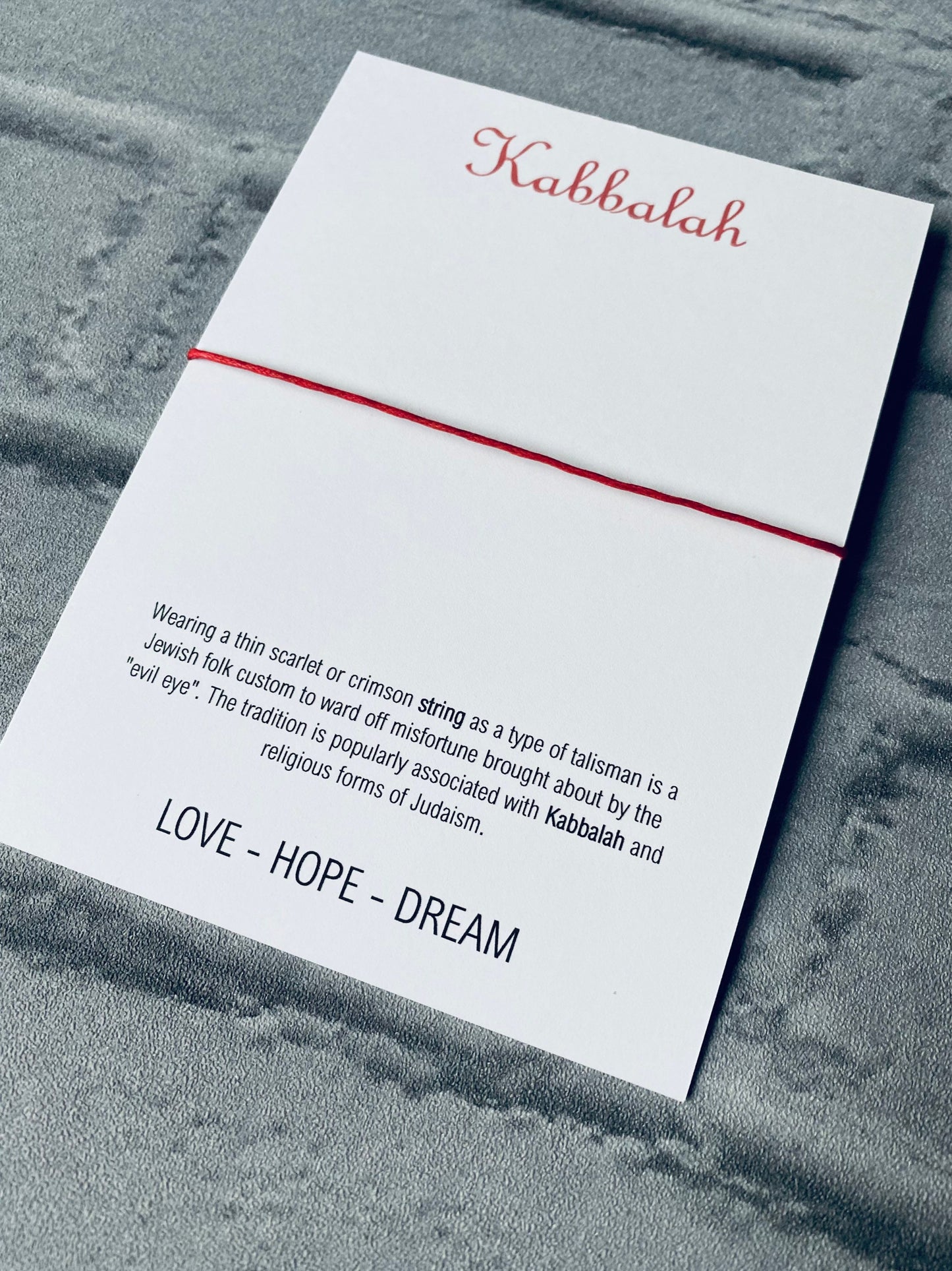 Adjustable Kabbalah Red String Bracelet: Jewish Protection Jewelry