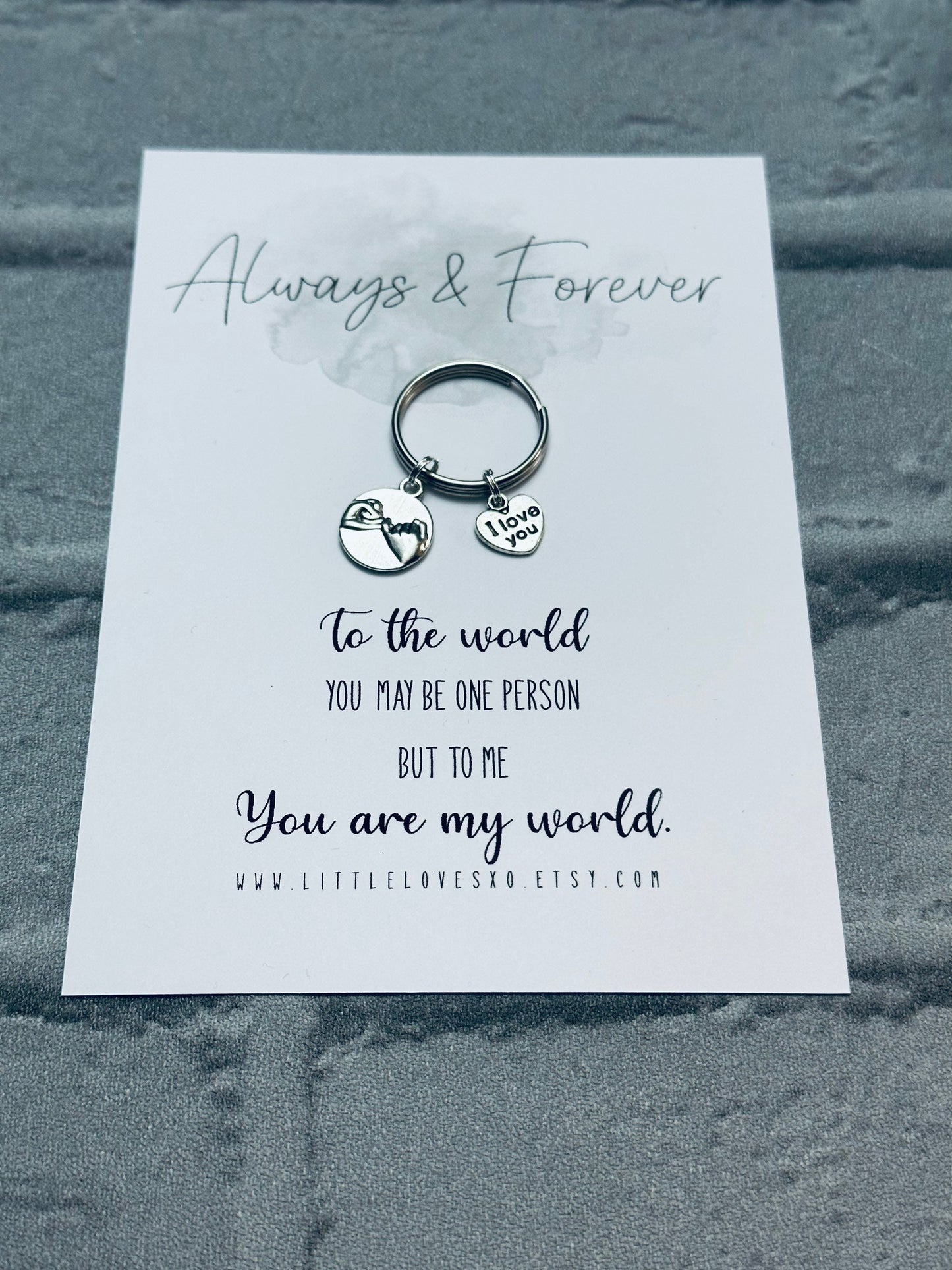 Pinky Promise Keychain: I Love You Gift, Couple Keyring