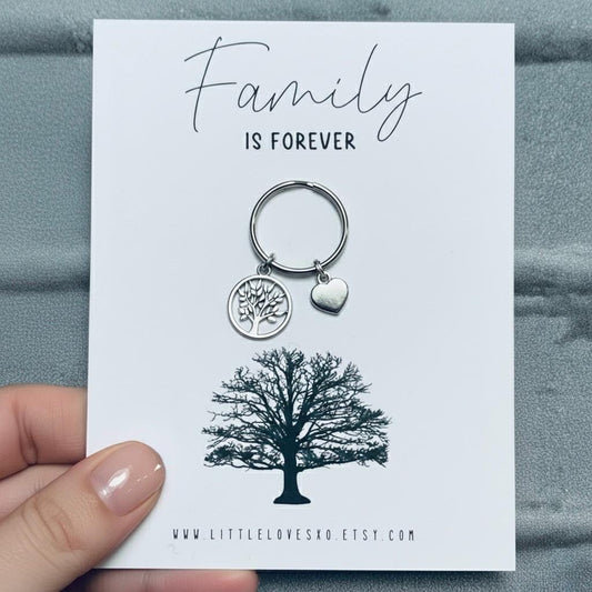 Tree of Life Keyring: Family Keepsake Gift