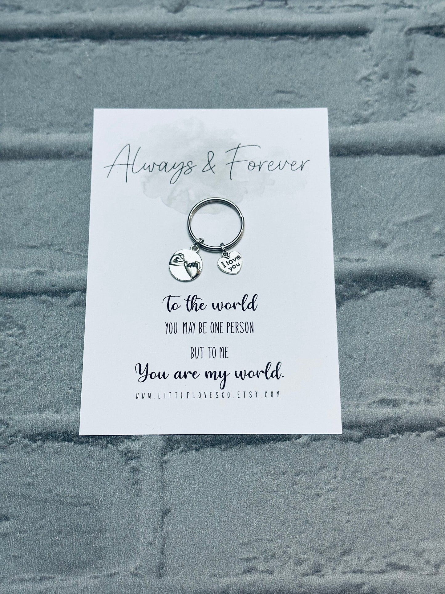 Pinky Promise Keychain: I Love You Gift, Couple Keyring