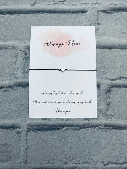 Silver Heart Charm Bracelet: Adjustable Love Gift