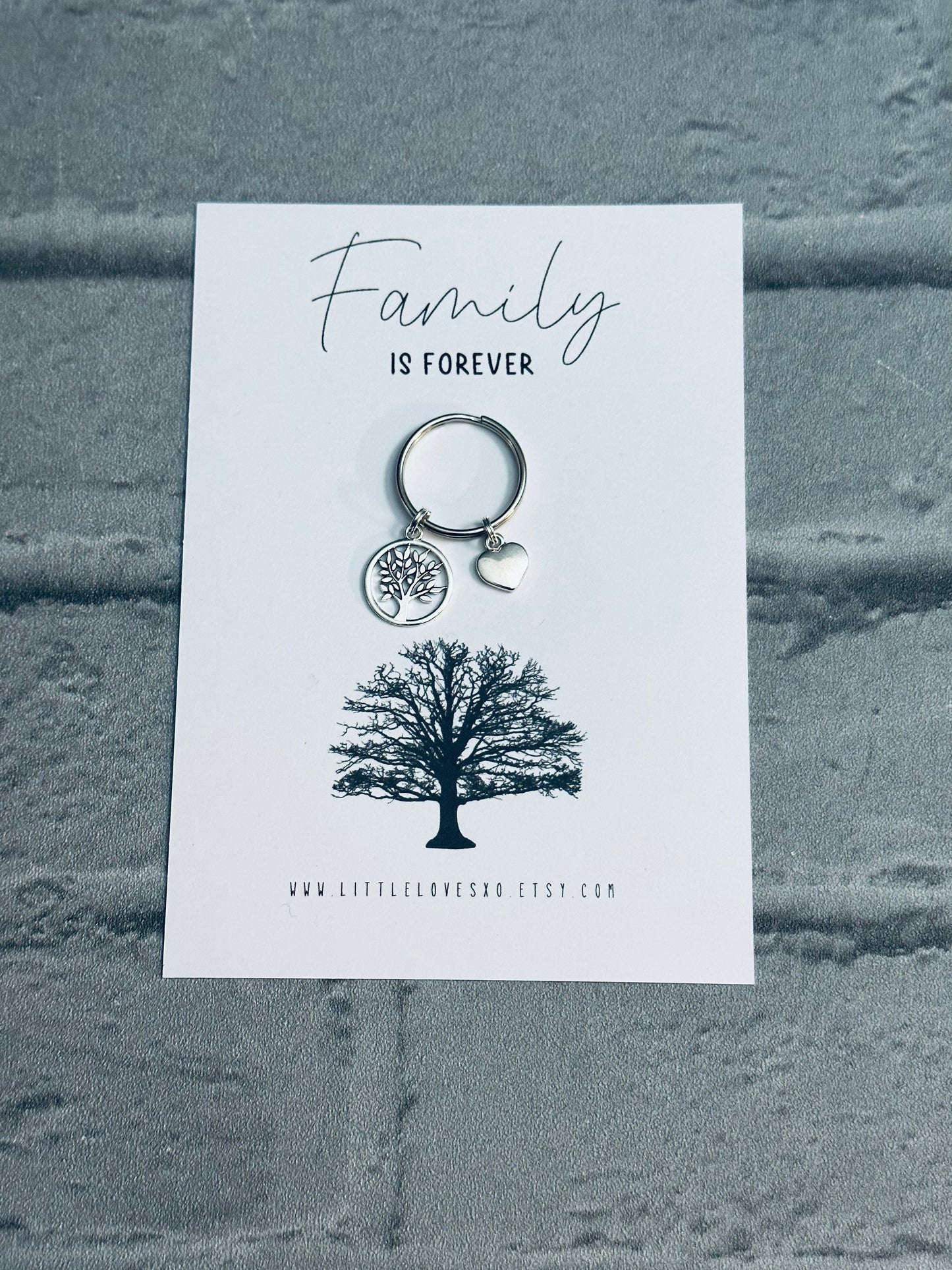 Tree of Life Keyring: Family Keepsake Gift