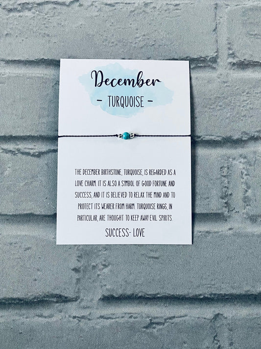 Turquoise Bracelet: December Birthstone Gemstone Jewelry