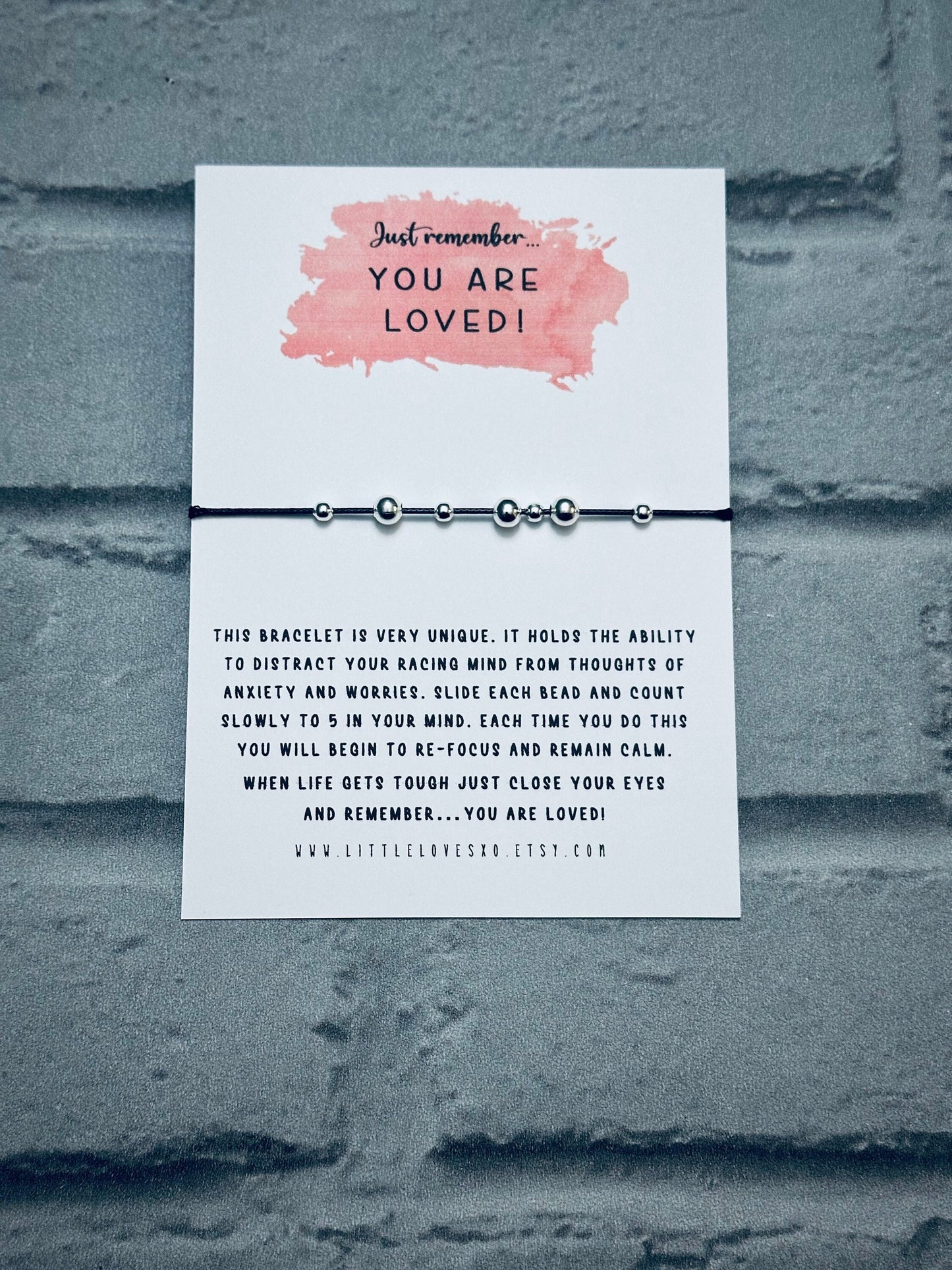 Adjustable Fidget Bracelet | Anxiety Relief, Worry Beads