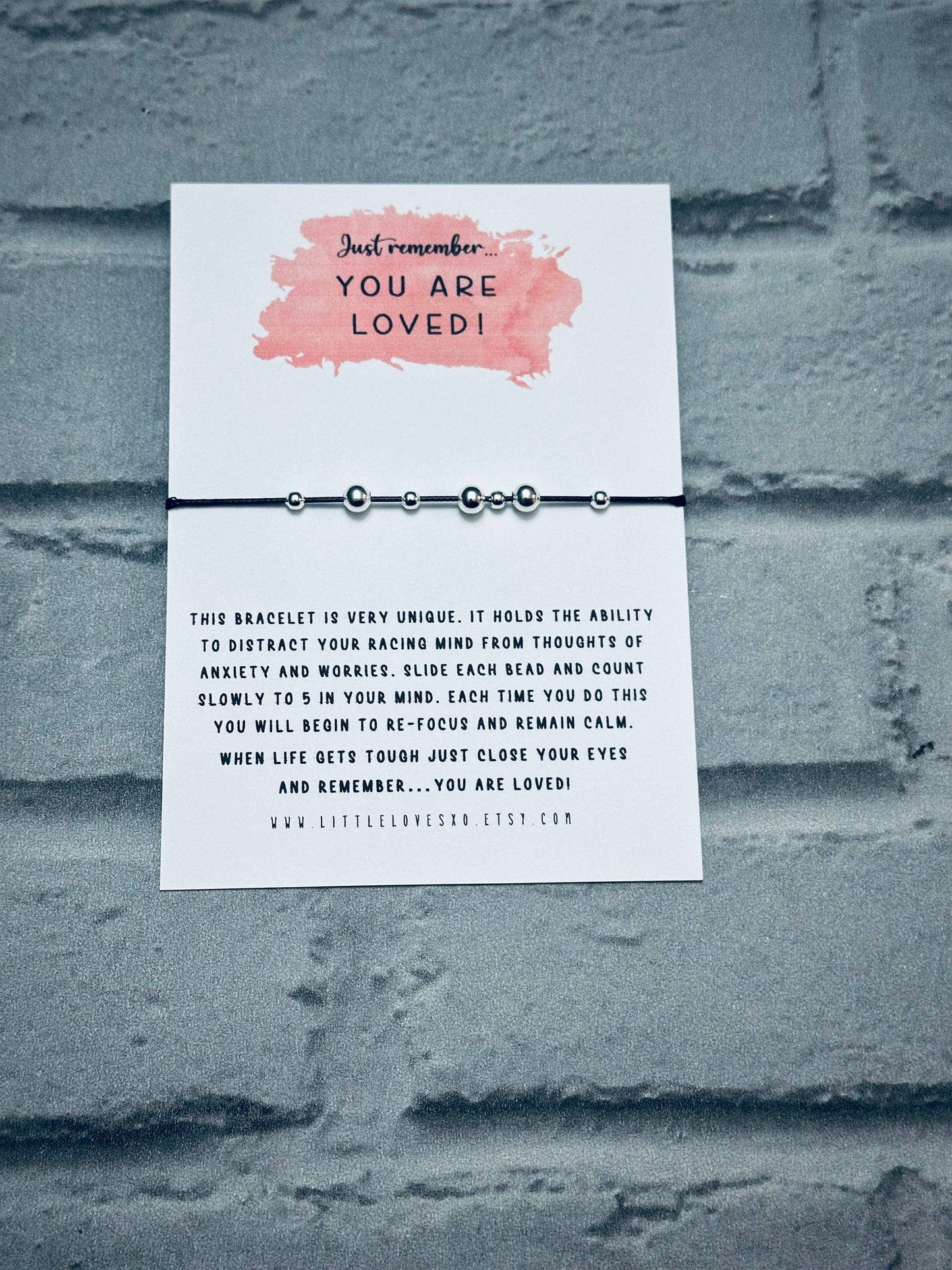 Adjustable Fidget Bracelet | Anxiety Relief, Worry Beads