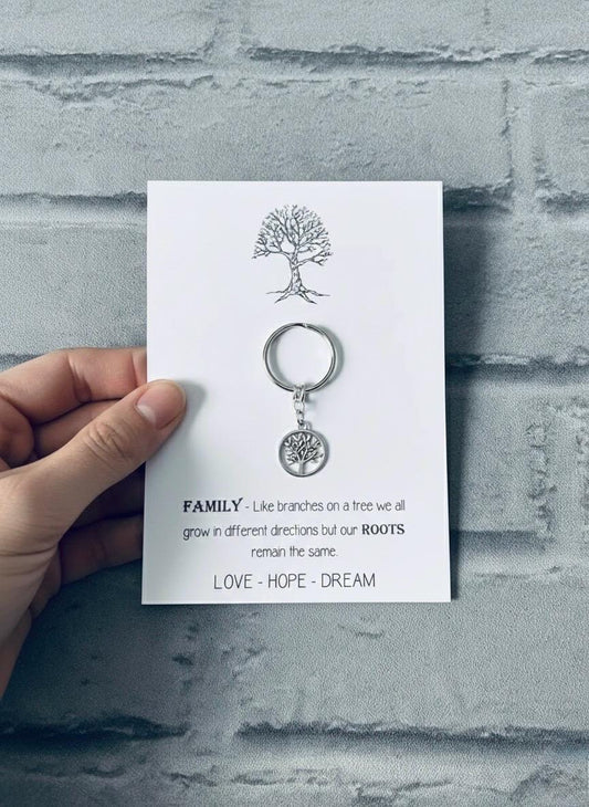 Tree of Life Keyring: Family Keepsake Gift