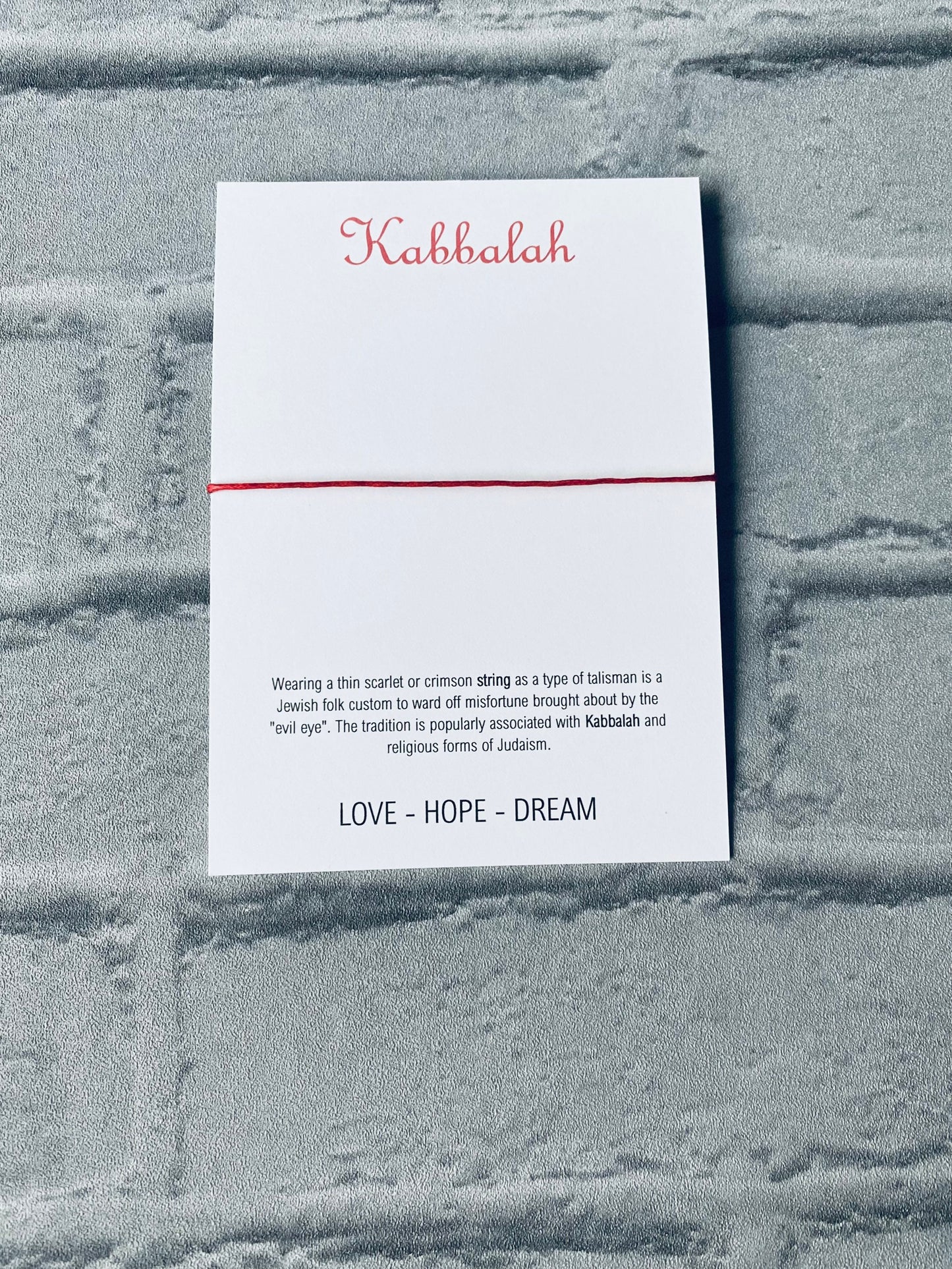 Adjustable Kabbalah Red String Bracelet: Jewish Protection Jewelry