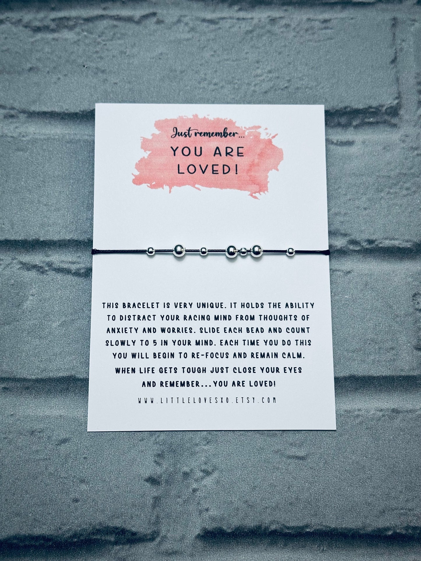 Adjustable Fidget Bracelet | Anxiety Relief, Worry Beads